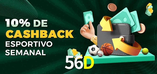 10% de bônus de cashback na 56D